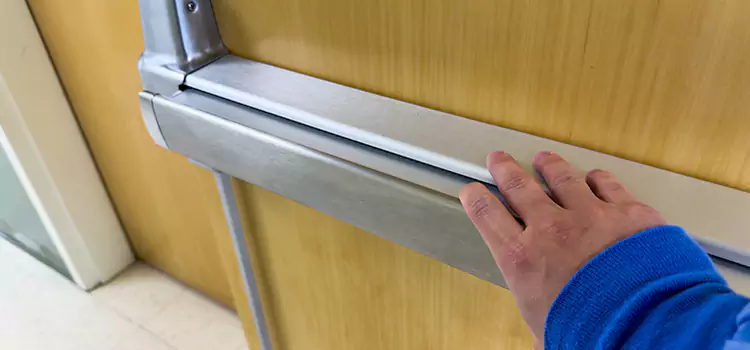 Installing a Push Bar on a Door Moscow