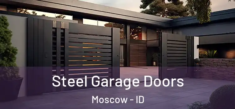  Steel Garage Doors Moscow - ID